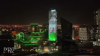 Projection Mapping Powered by Lightware - Saudi Arabia National Day 2022