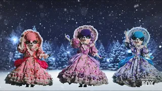 Lambs aka Wilson Phillips sing Sleigh Ride - The Masked Singer 8 Holiday Special