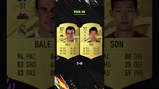 BALE VS SON FIFA COMPARISON #shorts #football #fifa10 #fifa23 #fc24