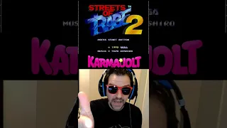 Level Select and Secret Difficulties in Streets of Rage 2 (Sega) - Retrogaming Easter Eggs #shorts
