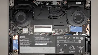 Lenovo Legion S7 15ACH6 Disassembly RAM SSD Hard Drive Upgrade Battery Replacement Repair Quick Look