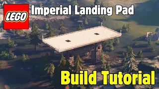 Star Wars Imperial Landing Pad Build Tutorial - Lego Fortnite