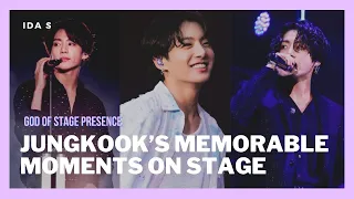 Jungkook's memorable moments on stage