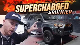 We Supercharged the Toyota 4Runner with Magnuson! Dyno & Offroad Test Drive!