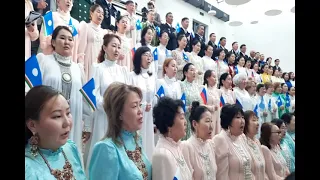 Гимн Республики Саха (Якутия)! 100-летие Республики Саха! Поет хор села Октемцы