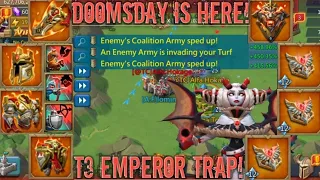 lords mobile: EMPEROR T3 RALLY TRAP DESTROYS TITAN KINGDOM!! 1900% BACK TO BACK RALLIES INCOMING! 🔥