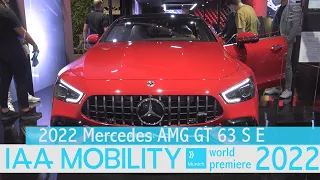 2022 Mercedes AMG GT 63 S E Performance  Interior and Exterior  Walkaround  IAA 2021 Munich   World