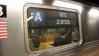 R68A (A) Train at 42nd Street - Port Authority Bus Terminal