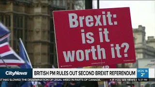 British PM rules out second Brexit referendum