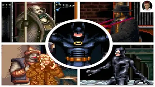 Batman Returns (SNES) All Bosses + Ending