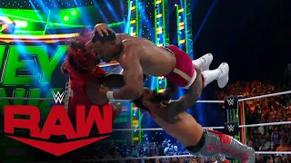 The shocking conclusion to The Usos vs. Street Profits at WWE Money in the Bank: Raw, July 4, 2022
