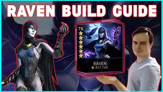 How To Build Raven! Damage Dealer+ Hybrid Build! Tips & Tricks+ Teams & Artifacts Injustice 2 Mobile
