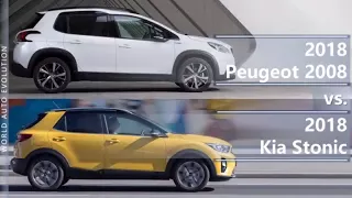 2018 Peugeot 2008 vs 2018 Kia Stonic (technical comparison)