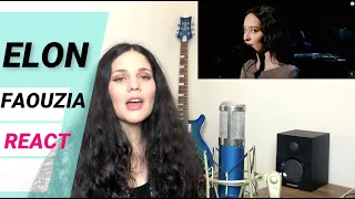 Vocal Coach reacts to FAOUZIA-  ELON Live !