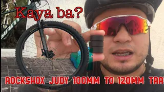 How to adjust the travel of Rockshox Judy (air fork suspension)