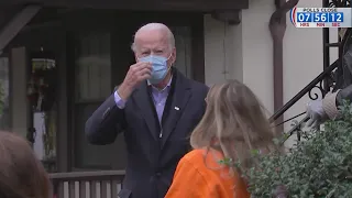 Joe Biden begins Election Day with Mass and visit to son’s grave