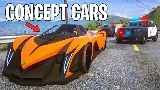 Cops VS Futuristic Cars in GTA 5 RP