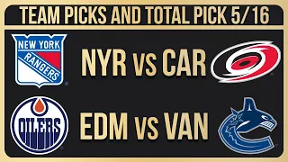 NHL Picks & Predictions Today 5/16/24 | NHL Picks Today 5/16/24 | Best NHL Bets
