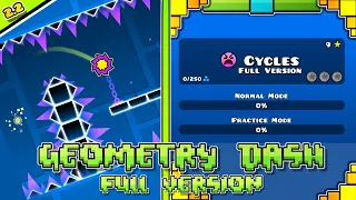 Cycles Full Version (All secret Coins) | Geometry Dash Full Version | By Traso56