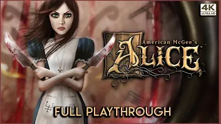 AMERICAN McGEE'S ALICE | Walkthrough Gameplay 4K (No Commentary) | FULL GAME