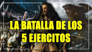 LA BATALLA DE LOS 5 EJERCITOS NARRADA EN EL " EL HOBBIT"