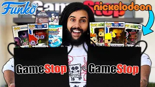 BUYING EVERY NICKELODEON ITEM AT GAMESTOP!! *I BOUGHT SO MANY FUNKO POPS!!* (IN STORE HUNT!)