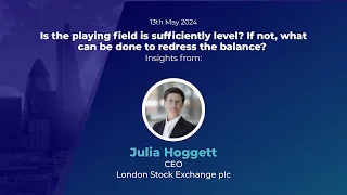 Julia Hoggett Interview - City Week 2024: Capital Markets