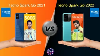 Tecno Spark Go 2021 Vs Tecno Spark Go 2022 - Full Comparison [Full Specifications]