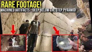 Rare Footage from Egypt - Ancient Machined Artifacts found deep beneath the Step Pyramid!