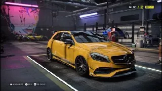 Need for Speed Heat : Mercedes-benz A45 AMG customization