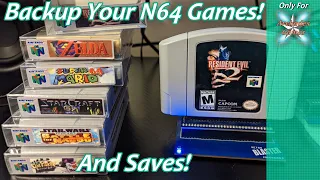 How To Back Up Your N64 Games and Saves! [Retro Blaster Programmer]