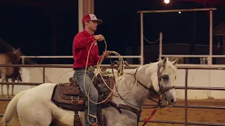 Tie Down Calf Roping at Diamond F Arena.  Open, #9, #10.  Round 2