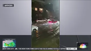 Tropical Storm Henri: See Cars Trying To Make it Through Floodwaters in NJ, NYC | NBC New York