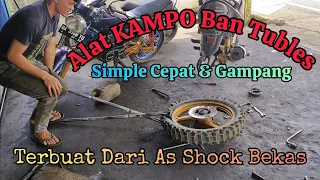 Alat KAMPO Ban Tubles_Simple Dan Sederhana_Terbuat Dari As Shock Depan Bekas