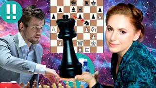 2875 Elo chess game | Judit Polgar vs Magnus Carlsen