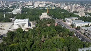 Bishkek, Kyrgyzstan 🇰🇬 (4K Drone), mountains, parks.