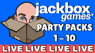 🔴JACKBOX PARTY - PACKS 1-10 - Playing with viewers - everyone welcome :)
