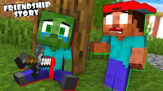 Monster School: Life VERY SAD STORY (Deadly friendship)- Minecraft Animation