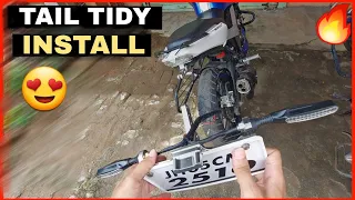 TVS Apache RTR 160 4v Or RTR 200 4v Tail Tidy Modification  | Tail Tidy Installation 🔥 #thejh05rider