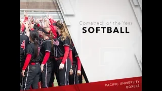 2017-18 Pacific University Comeback of the Year