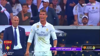 Cristiano ronaldo reaction to messi goal El Classico 2017