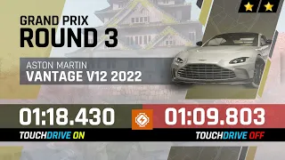 Aston Martin Vantage V12 2022 - GRAND PRIX Round 3 - 2⭐ Touchdrive & Manual OC Reference Laps