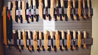 Фирменный магазин ножей Marttiini в Финляндии, экскурсия