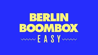 Awesome cardboard boombox with custom print: BERLIN BOOMBOX EASY – unboxing and assembly