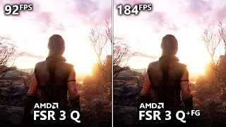 RX 7700 XT | Hellblade 2 - AMD FSR 3 Frame Generation