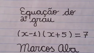 🔴 [ LIVE ]  -  EQUAÇÃO DO SEGUDO GRAU  -  Com bate papo  -  Com Marcos Aba