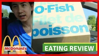 FIRST TIME EATING CRISPY FRIED FISH SANDWICH Mcdonalds Filet O' Fish ASMR MUKBANG Food Eating Review