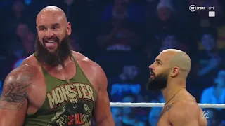 WWE SMACKDOWN BRAUN STROWMAN VS RICOCHET 11/25/22