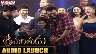 Audio CD Launch At Srimanthudu Audio Launch || Mahesh Babu, Shruti Haasan, Devi Sri Prasad