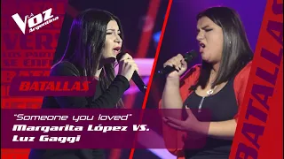 Margarita Lopez vs Luz Gaggi - "Someone you loved" - Batallas - La Voz Argentina 2021